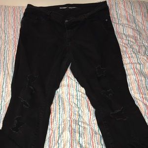 Old navy skinny jeans ripped